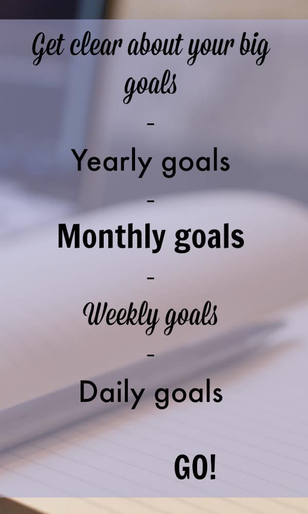 Goal setting tips. Have you set your monthly goals?