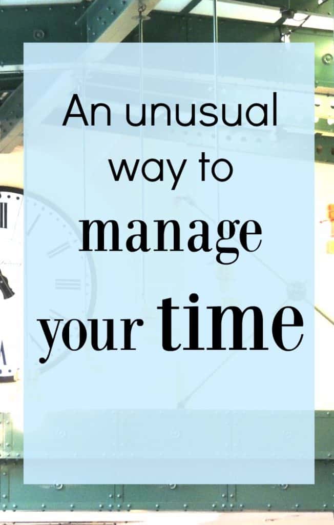 I admit that this is an unusual time management tip but well worth giving it a go. It's also amazingly relaxing which is always a positive extra. 