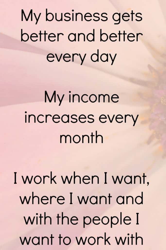 Daily positive affirmations for your business and life. Click through for more