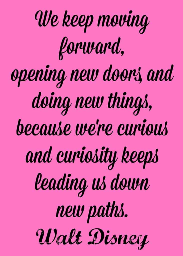 Keep moving forward - Part of my Keep your end goal in mind blog post
