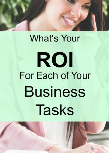 What's your ROI for each of your business tasks