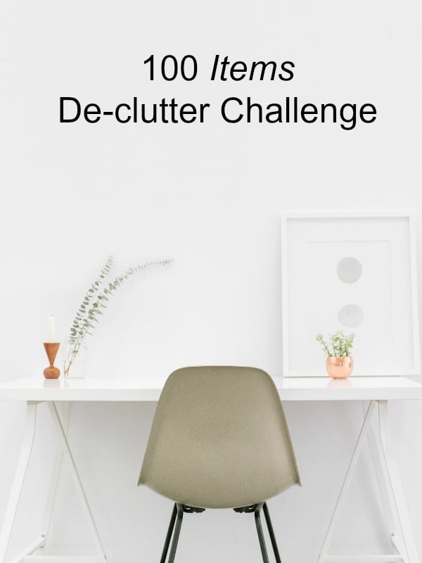 De-clutter your home and/or workspace. I truly believe that a de-cluttered home / office means a de-cluttered mind