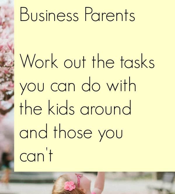 How to keep your business running during the school holidays and still have fun with the kids