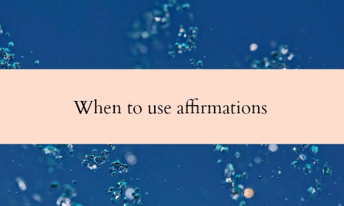 When to use affirmations. I am affirmations for business success.