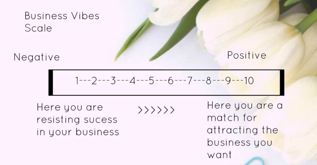 Where do you place yourself on the business vibes scale? Your vibes massively impact your business and whether people want to do business with you or not.