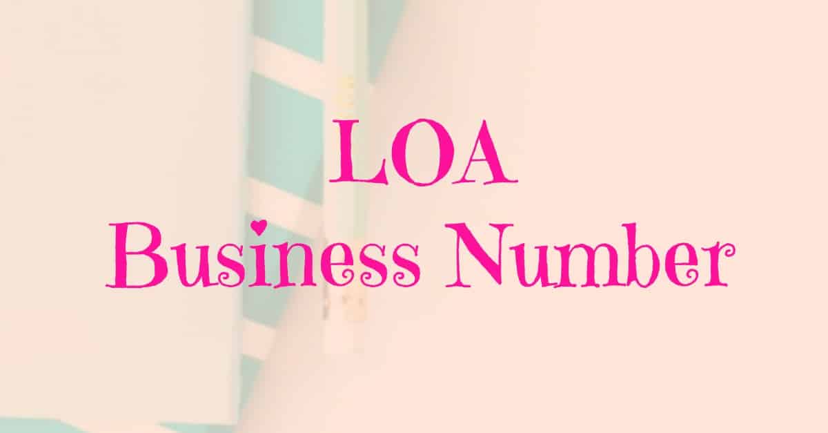 LOA Business Number - Find out what your law of attraction business number is and how it can guide you to success.