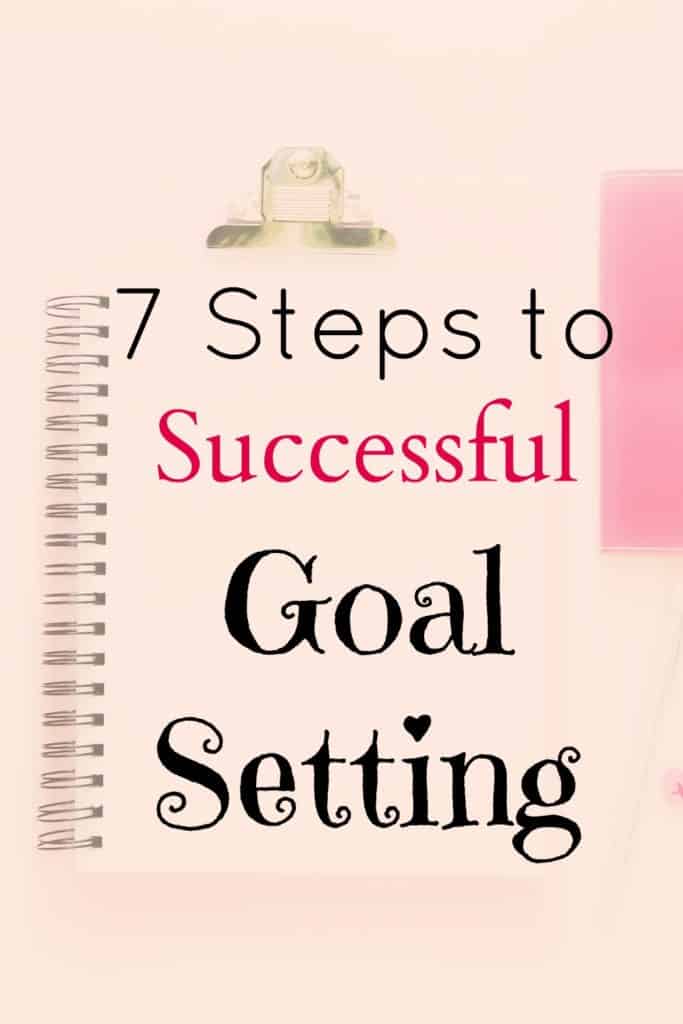 7 steps to successful goal setting.