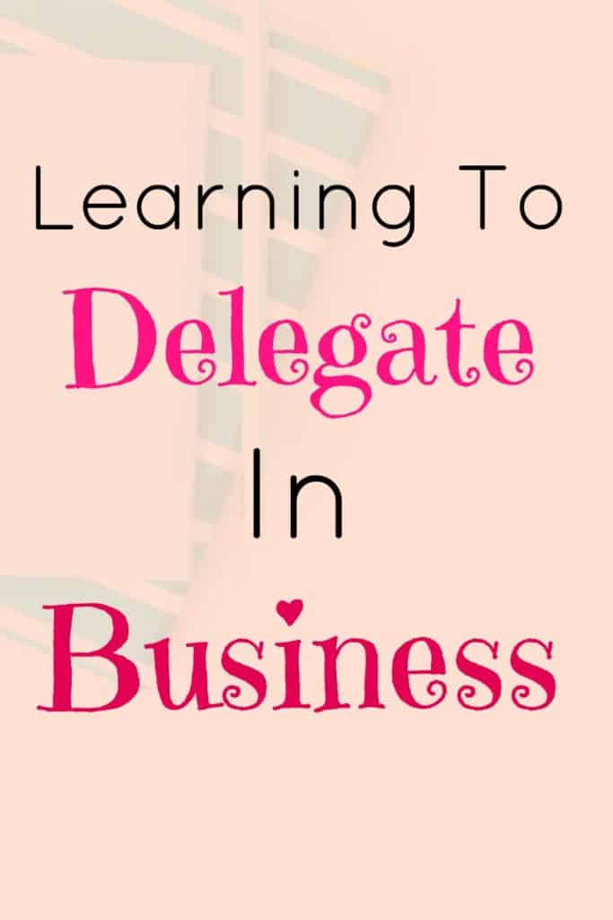 Deep Breaths: Learning To Delegate In Business.