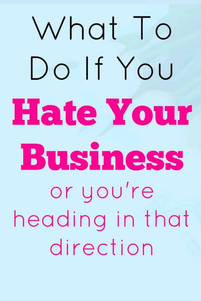 Here are some powerful tips if you hate your business or you're heading in that direction.  This is a success mindset post from Morning Business Chat - These tips will help you get back to feeling positive about your business. 
