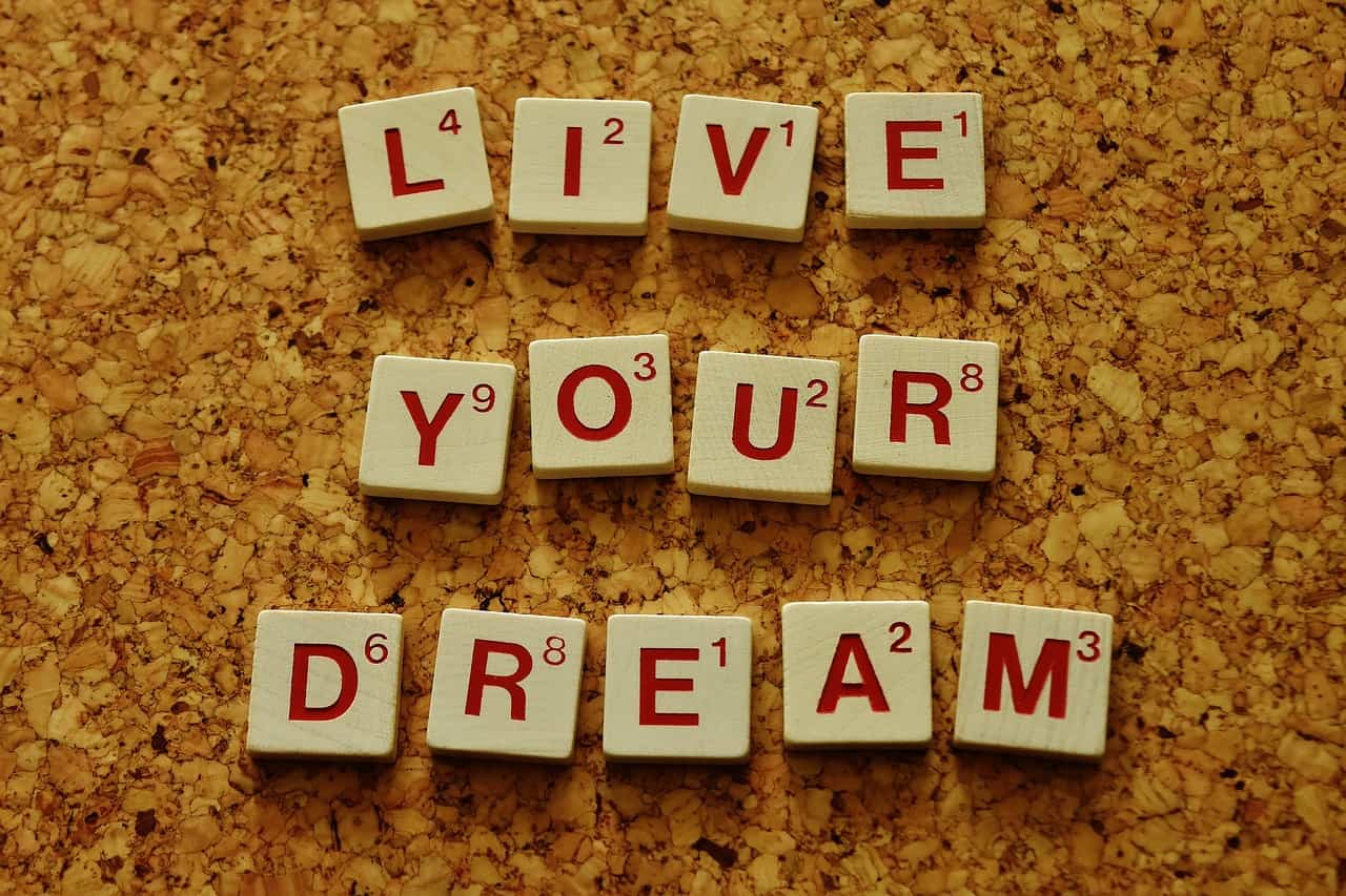 Live your dreams - this week's law of attraction exercise is to help you work out who you need to be to achieve the business and life you really want.