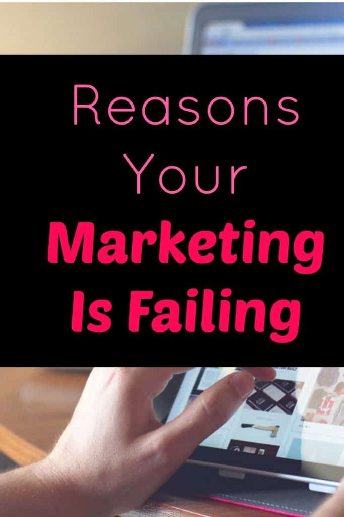 It's Time To Face Up To Why Your Marketing Is Failing.  Marketing is super powerful in business when it's done wrong but if it's failing it could be costly in time and money.  Here are some key reasons why your marketing is not working.
