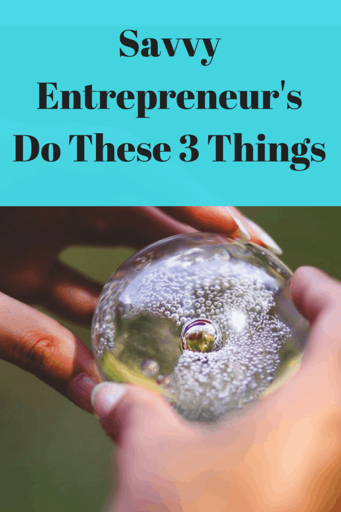 The Savvy Entrepreneur Can Do These 3 Things