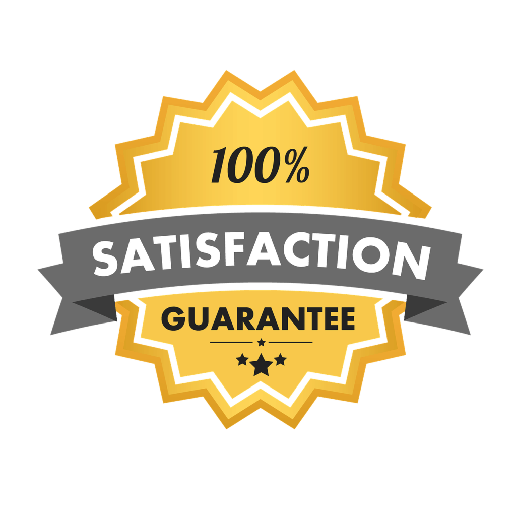 Offer your customers a guarantee. 
