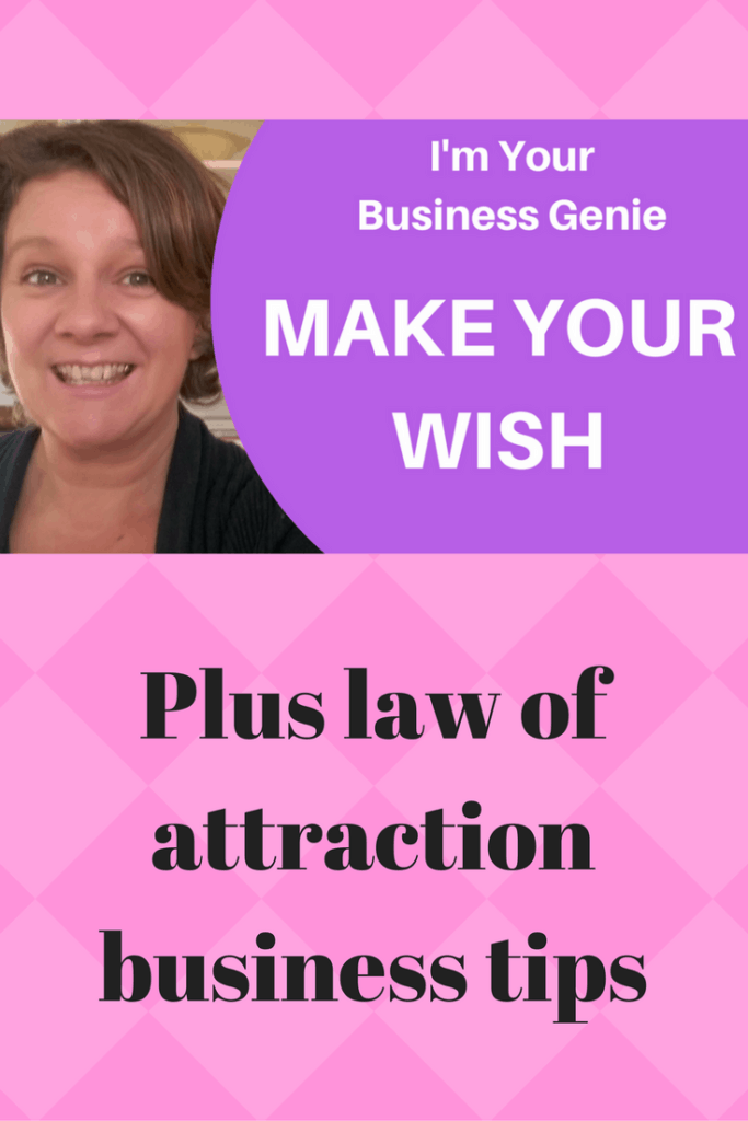 Check out my BUSINESS GENIE blog post and video to help you attract the thing that you most want in your business. This is a fun and incredibly powerful exercise.