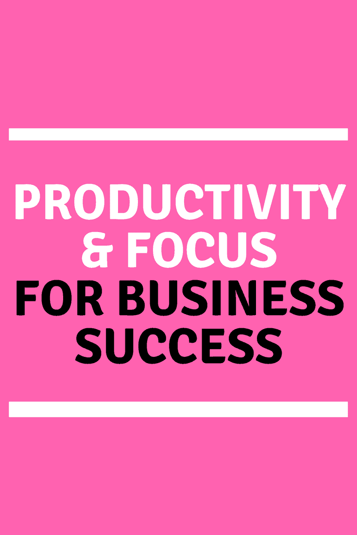 Business productivity and focus are key for long-term business success