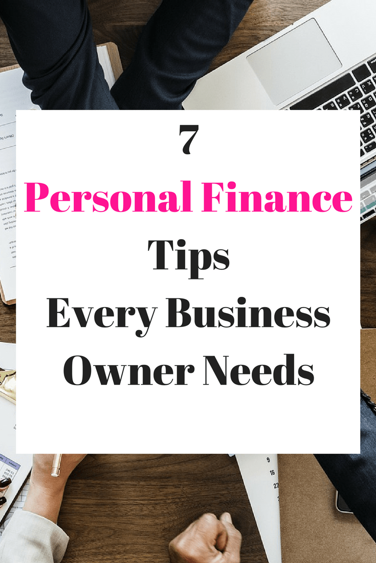 Personal Finance tips for business owners
