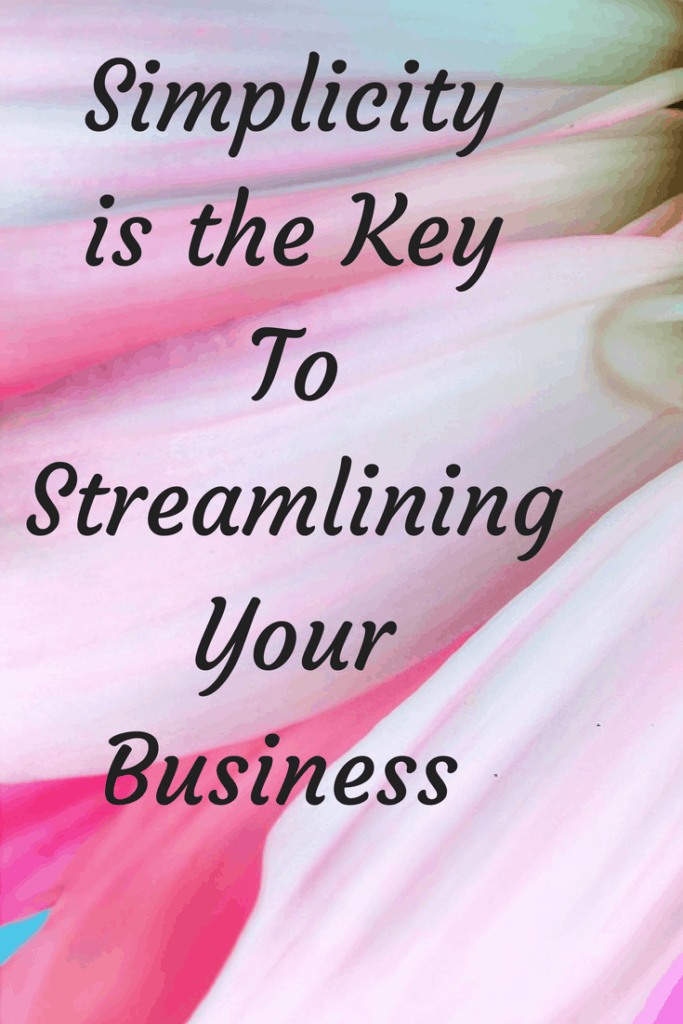 Simplicity is the Key To Streamlining Your Business