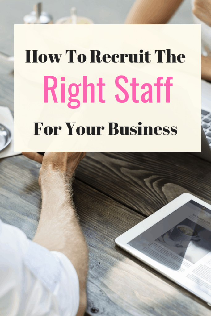 Recruiting the Right Staff For Your Business #BusinessTip #Entrepreneur 