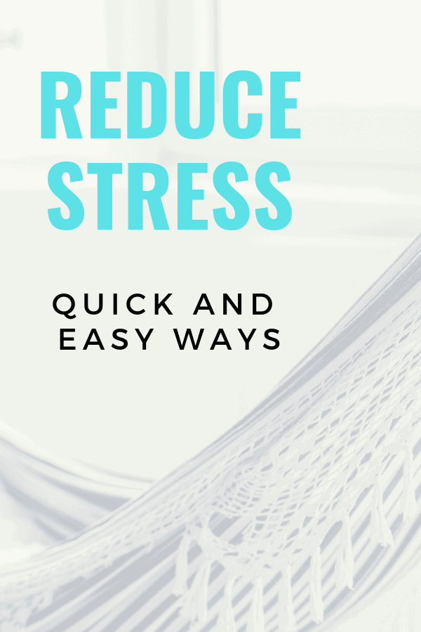 Reduce stress quickly and easily