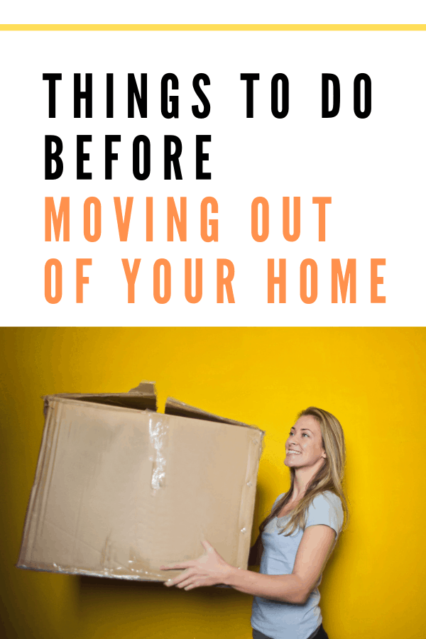 A house move can be so stressful, but here are a few things To Do Before Moving Out Of Your Home..