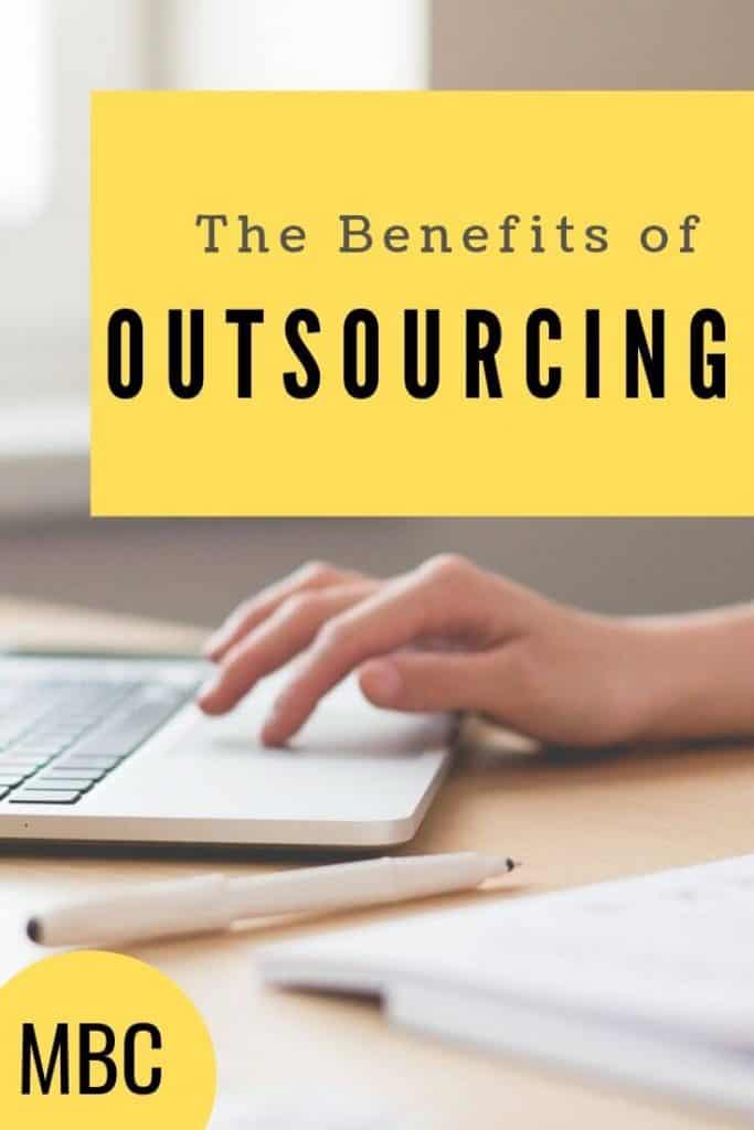 Outsourcing benefits for your small business. #BusinessTips