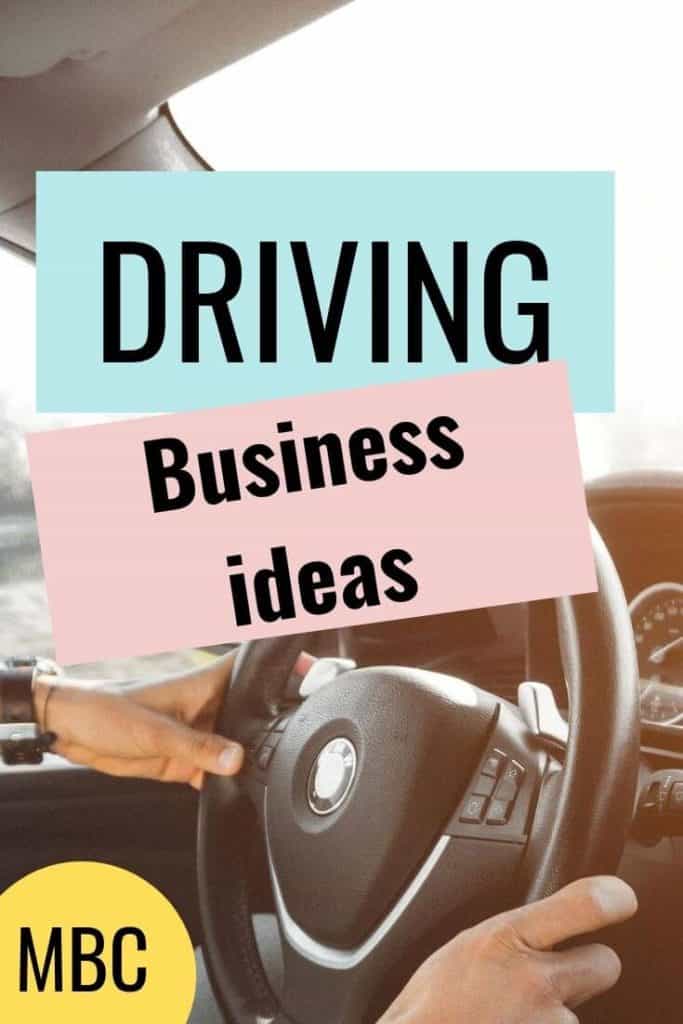 Business ideas for people who love to drive.