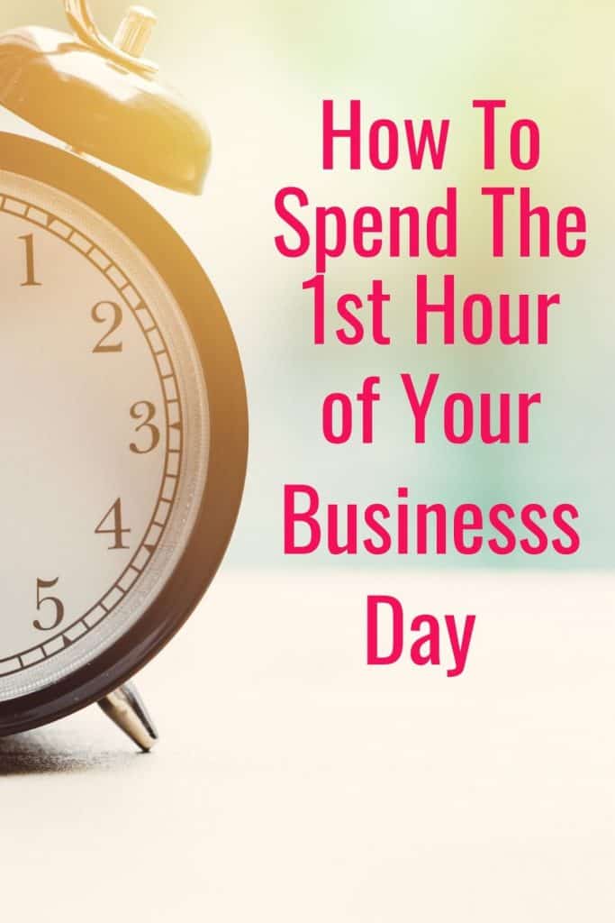 In this post we look at the best way to spend the first hours of your business day.  It's not going to look the same for everyone. 