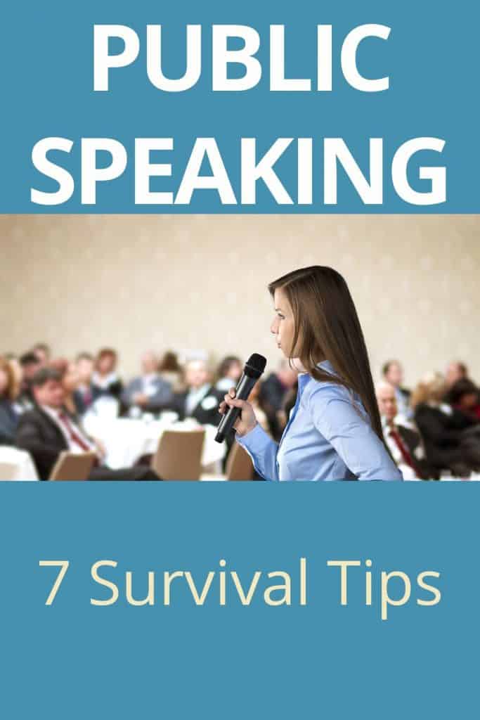 If public speaking fills you with fear then these 7 public speaking survival tips are essential reading.