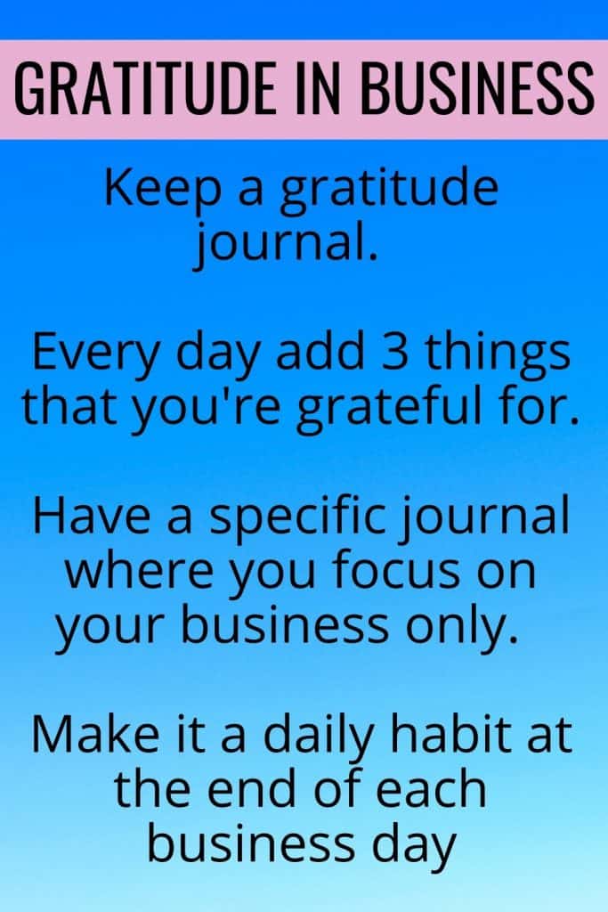 Use a gratitude journal to help you focus on what you're already grateful for in your business and read why gratitude in business is so important.