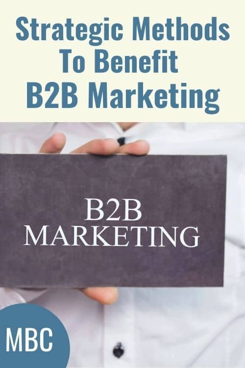 Strategic Methods To Benefit In B2B Marketing - Morning Business Chat