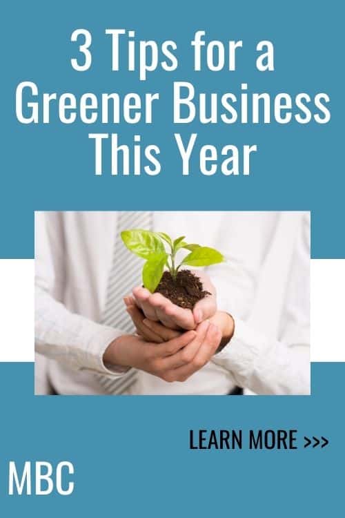 How environmentally friendly is your business?  Here are 3 tips for a greener business.