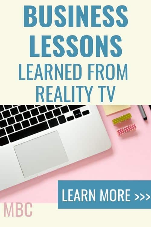 Business lessons learned from reality TV